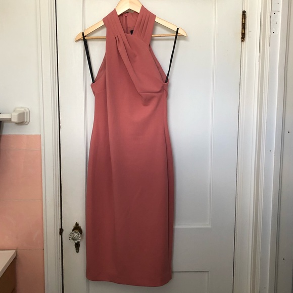 RACHEL Rachel Roy | Dresses | Rachel Roy Halter Sheath Dress In Guava Punch  Size M | Poshmark